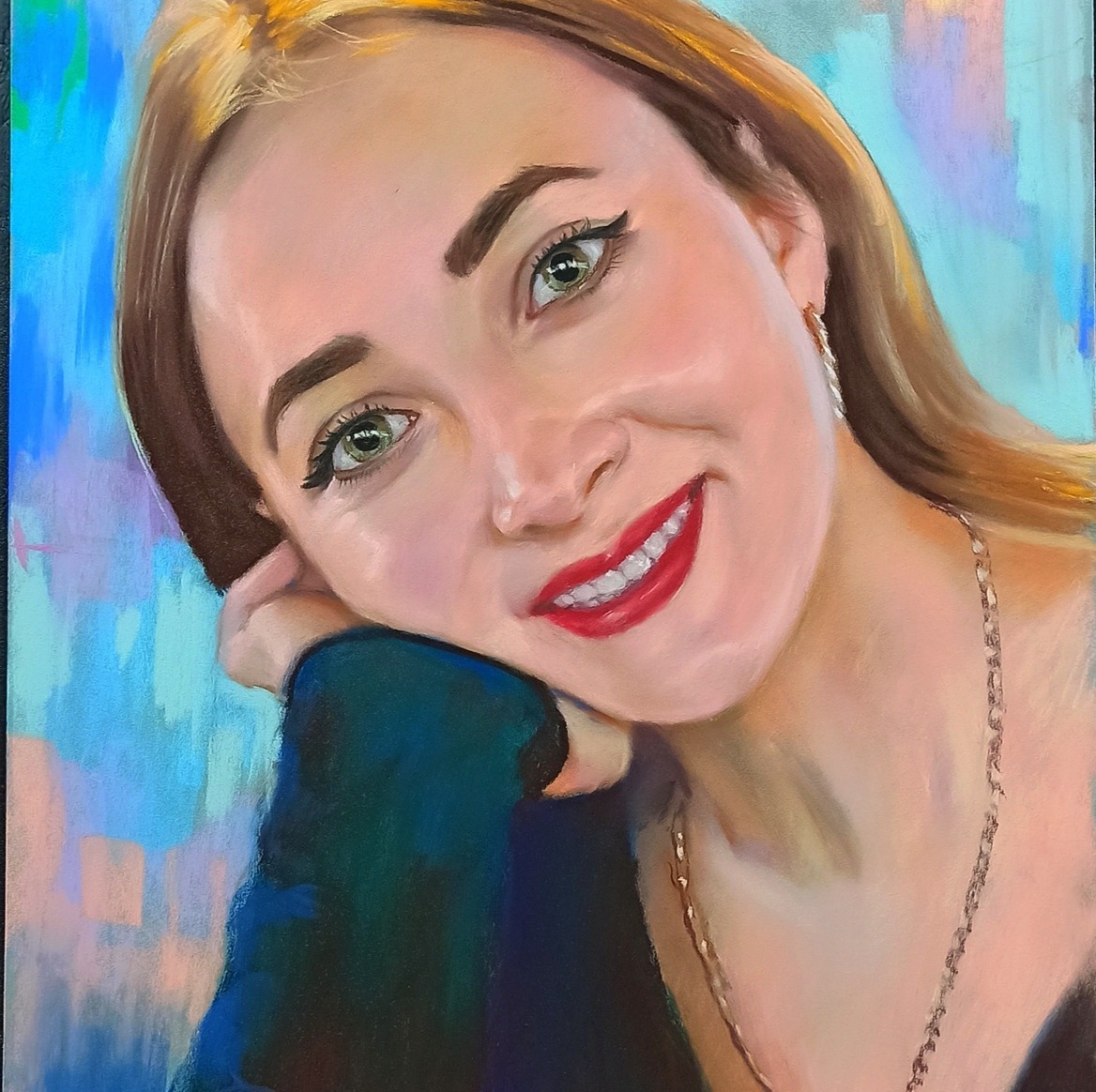 портрет маслом на холсте 