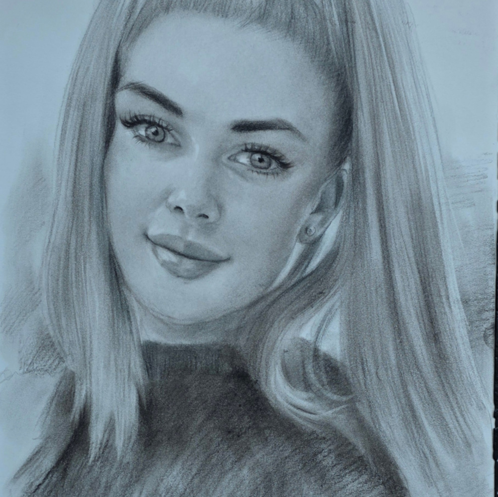 портрет по фото портрет карандашом